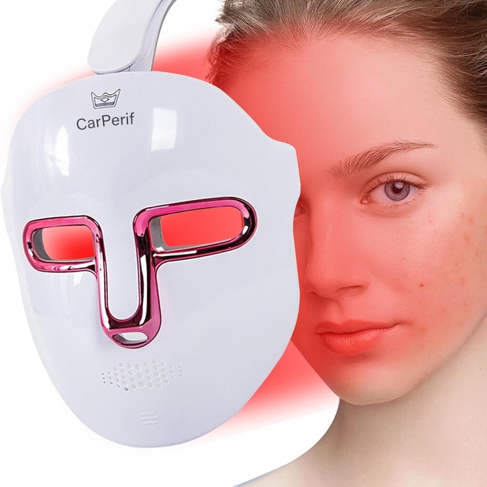LED Light Therapy Mask - White NEW